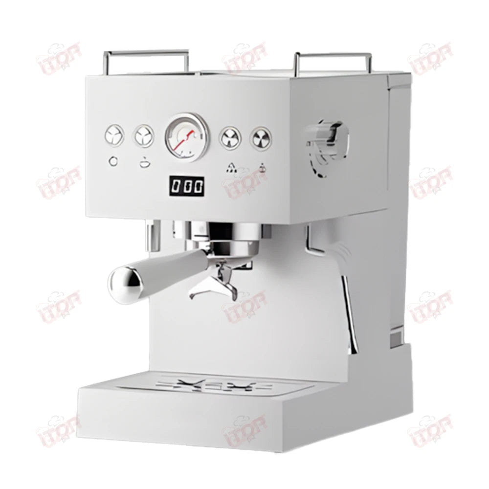 EC58 Semi-Automatic Espresso Machine Stainless Steel 15Bar Coffee Maker with PID Temperature Control ULKA Pump 1300W