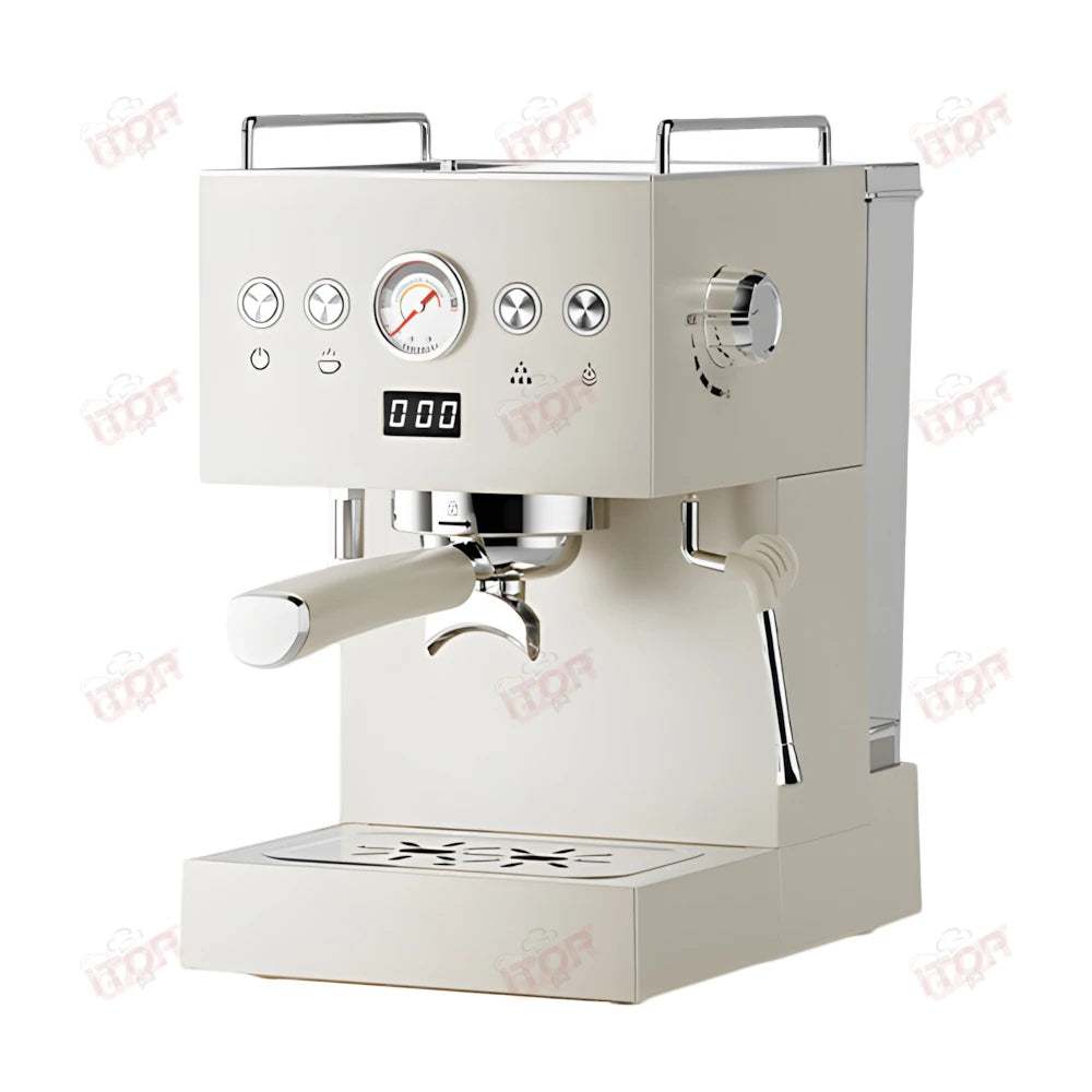 EC58 Semi-Automatic Espresso Machine Stainless Steel 15Bar Coffee Maker with PID Temperature Control ULKA Pump 1300W