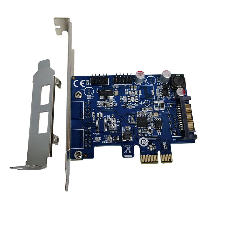 PCIe 2-ports USB intern utvidelseskort – 9-pin USB 2.0, Bluetooth, Wi-Fi, PCI-E adapter