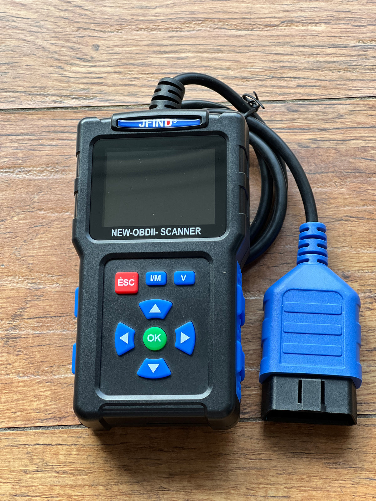 JFIND JF700 OBD2 Feilkodeleser – Bil og Motorsykkel Diagnostikkverktøy | Spenningstest, Ladetest, Skyutskrift