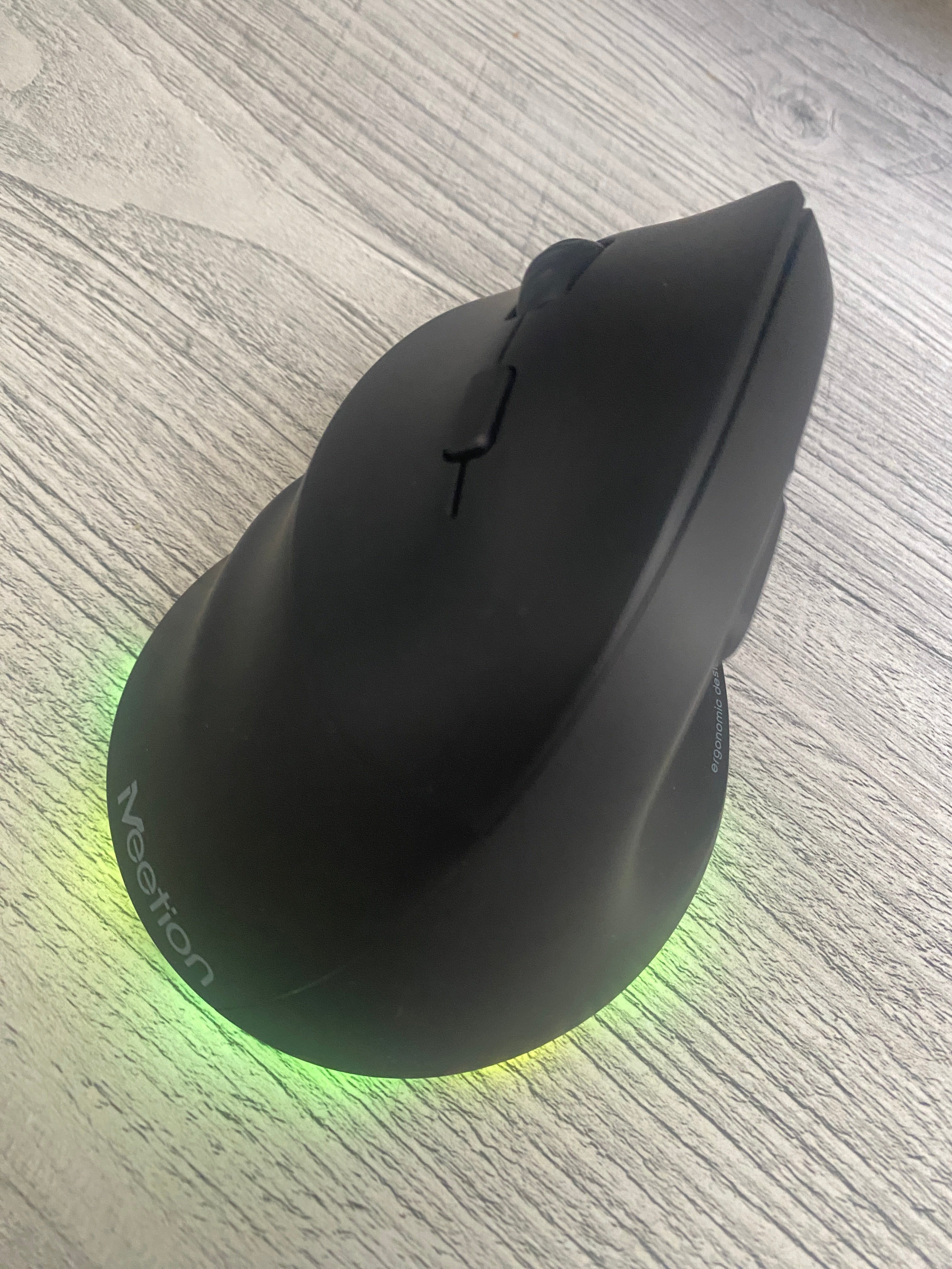 Meetion Ergonomisk Vertikal Mus – Trådløs Bluetooth med RGB