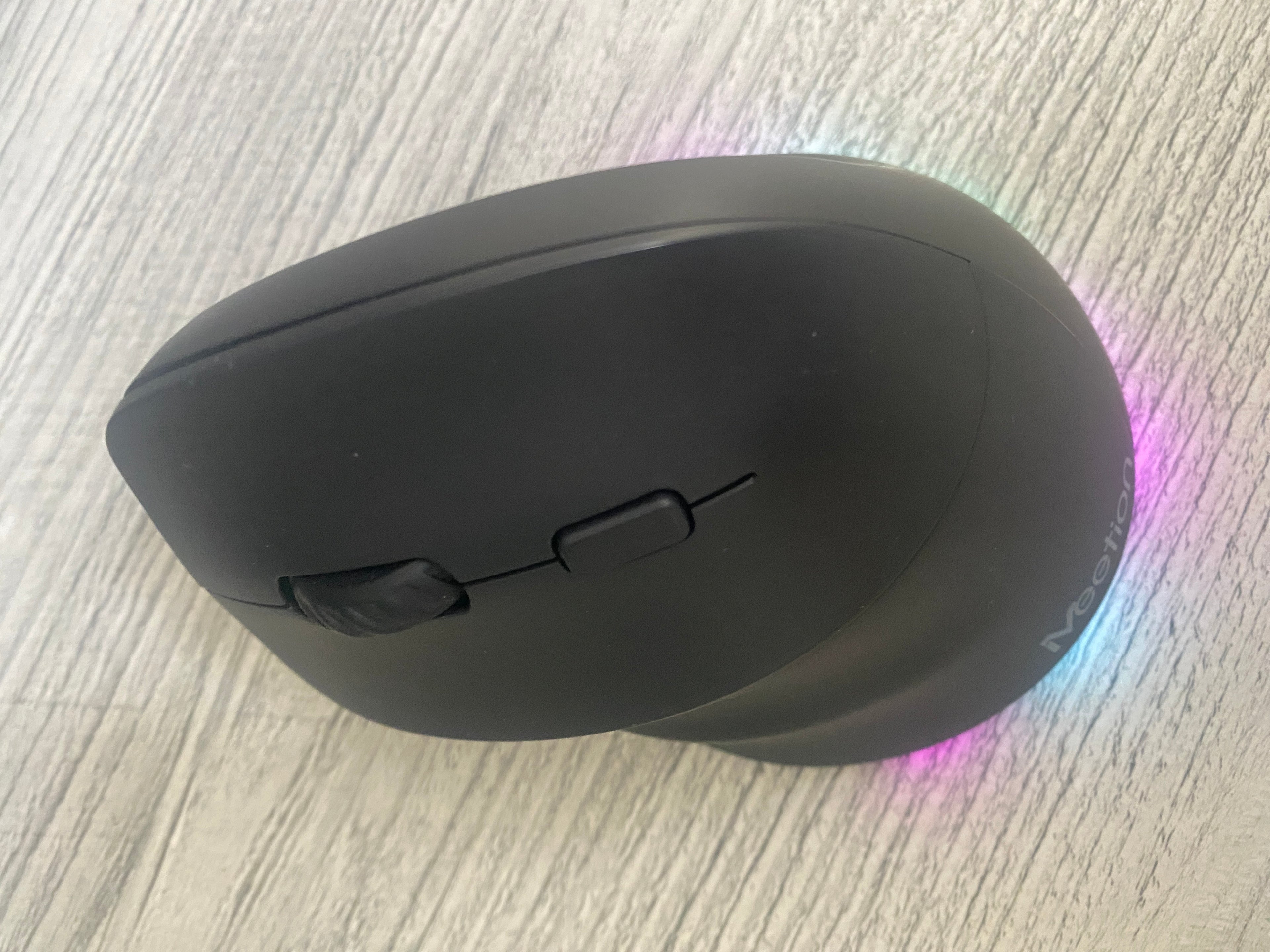 Meetion Ergonomisk Vertikal Mus – Trådløs Bluetooth med RGB