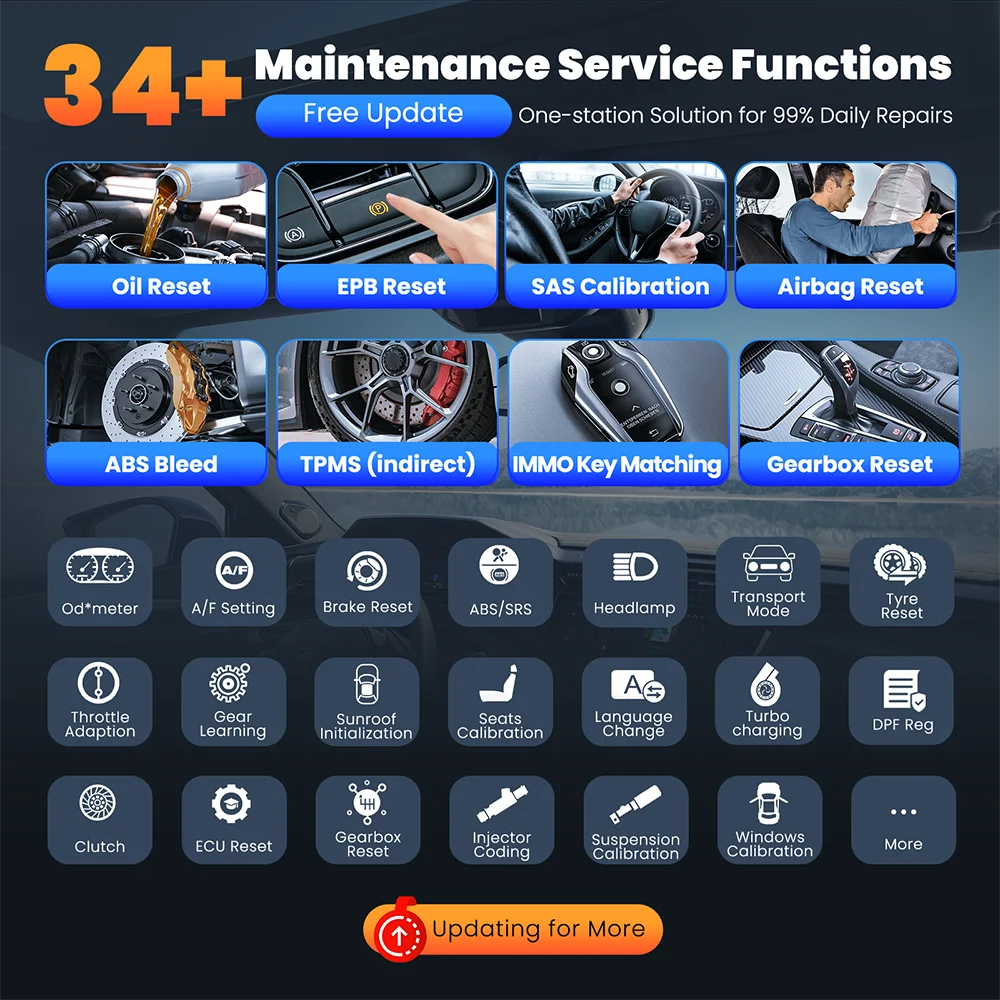 THINKCAR THINKSCAN 689BT – OBD2 Diagnoseverktøy med Nøkkelprogrammering, ECU Coding, CANFD og DOIP