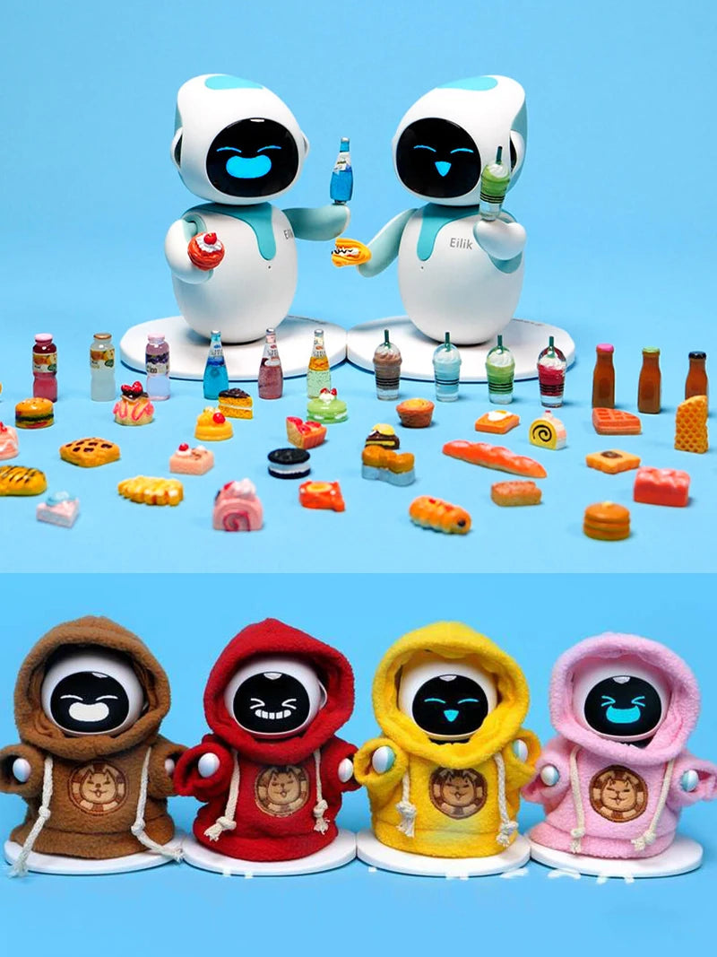 Klær og Minileker til Eilik – Antrekk + 20 Minileker (Robot ikke inkludert)