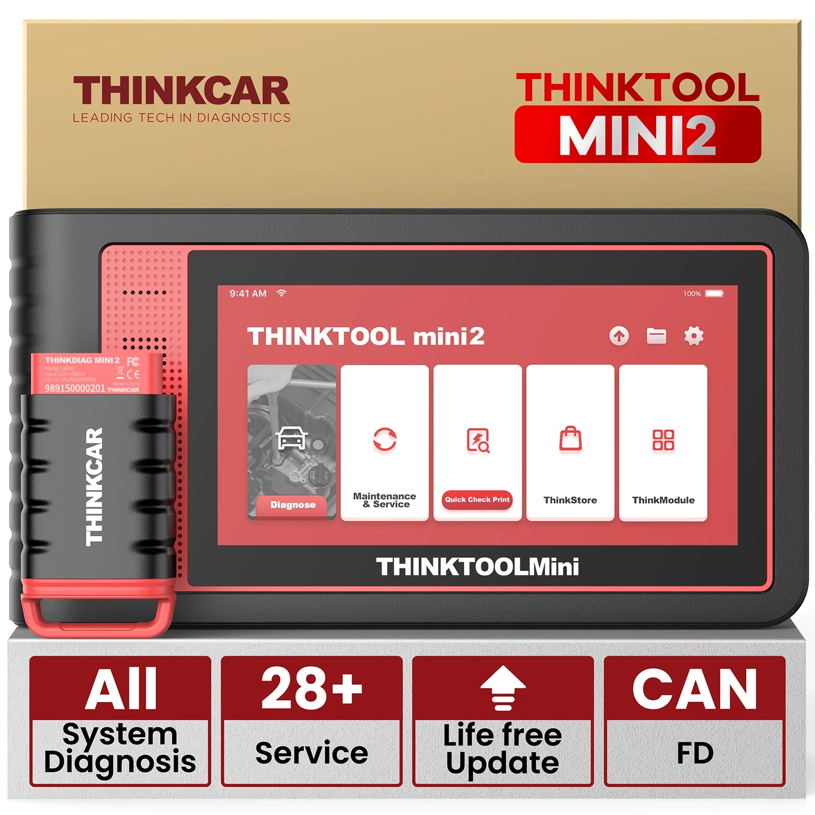 THINKCAR THINKTOOL MINI 2 – Profesjonelt Bildiagnoseverktøy