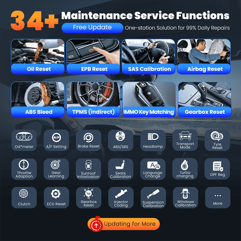 THINKCAR THINKSCAN 689BT – OBD2 Diagnoseverktøy med Nøkkelprogrammering, ECU Coding, CANFD og DOIP