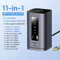 Baseus Spacemate USB-C Dokkingstasjon 11-i-1 / 12-i-1 – 4K@60Hz, 10 Gbps USB, Gigabit LAN og PD 100W