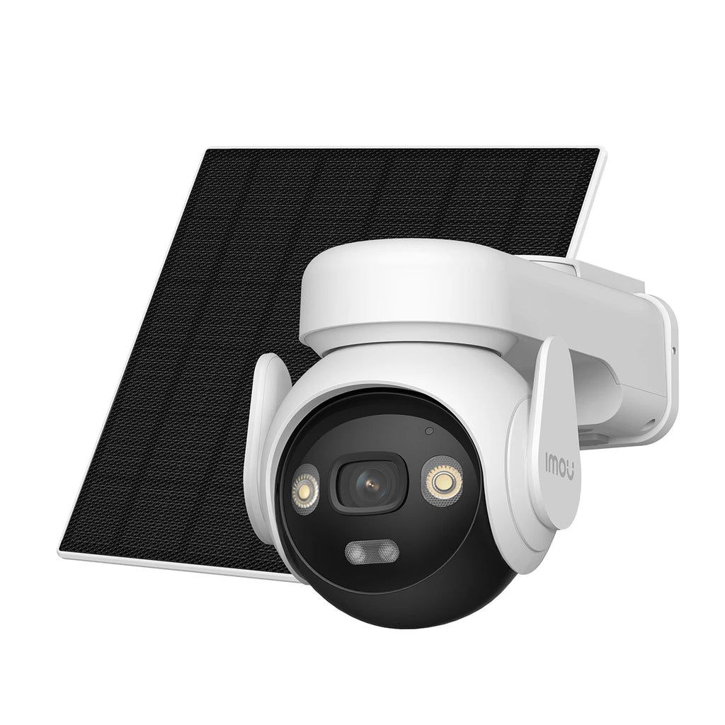 IMOU AOV PT 5MP Solcelledrevet Sikkerhetskamera – WiFi, 360° PTZ, 10000mAh, Auto-sporing