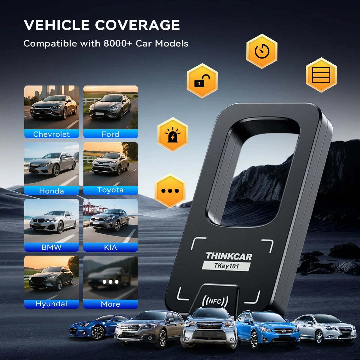 THINKCAR THINKSCAN 689BT – OBD2 Diagnoseverktøy med Nøkkelprogrammering, ECU Coding, CANFD og DOIP