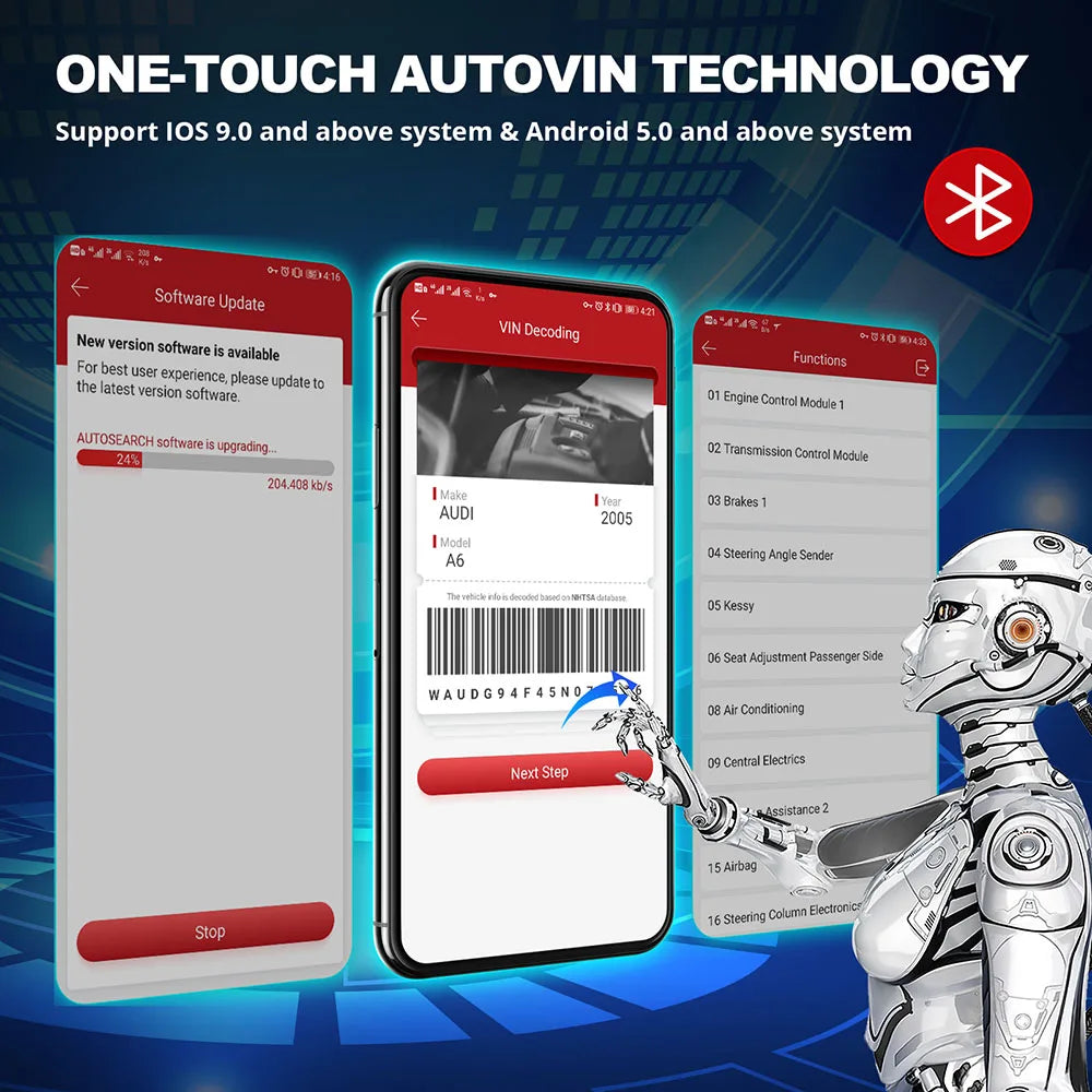 THINKCAR ThinkDiag 2 – OBD2 Diagnostikkscanner med CANFD, 15+ Funksjoner og ECU-koding