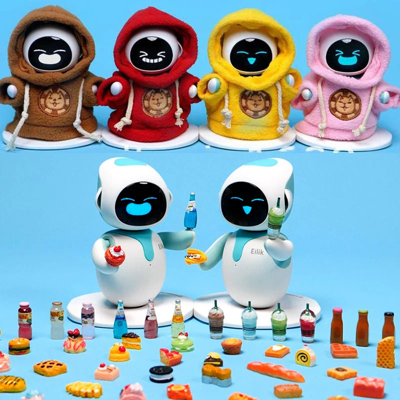 Klær og Minileker til Eilik – Antrekk + 20 Minileker (Robot ikke inkludert)