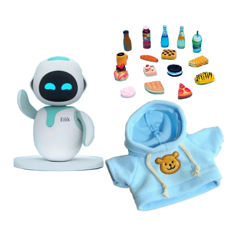 Klær og Minileker til Eilik – Antrekk + 20 Minileker (Robot ikke inkludert)