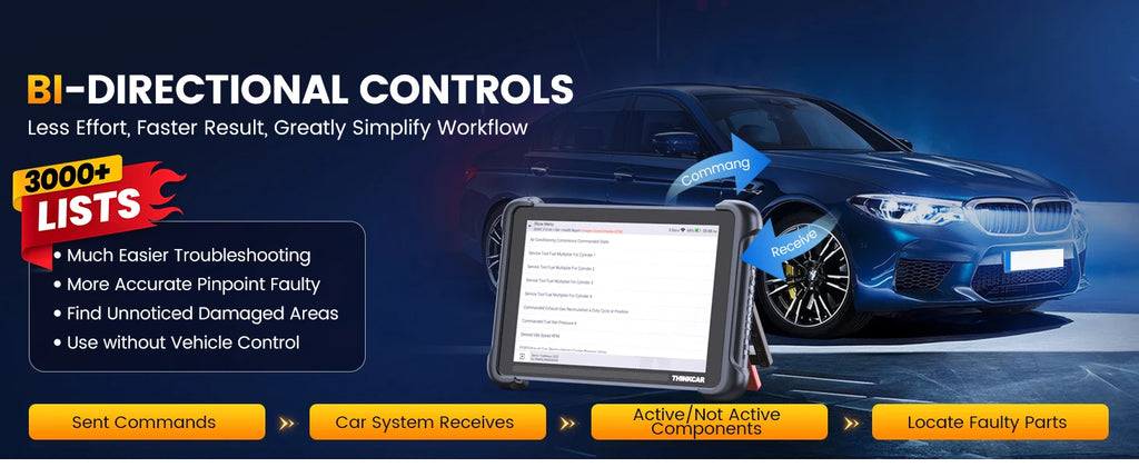 THINKCAR THINKSCAN 689BT – OBD2 Diagnoseverktøy med Nøkkelprogrammering, ECU Coding, CANFD og DOIP