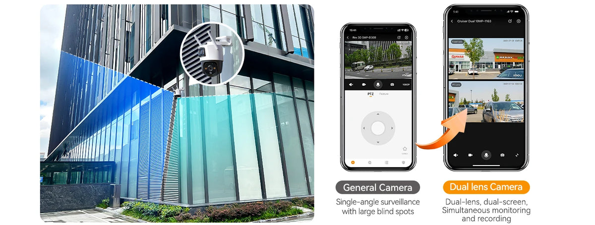 IMOU Cruiser Dual 4K – 8MP Utendørs Sikkerhetskamera med Dobbel Linse og IP66