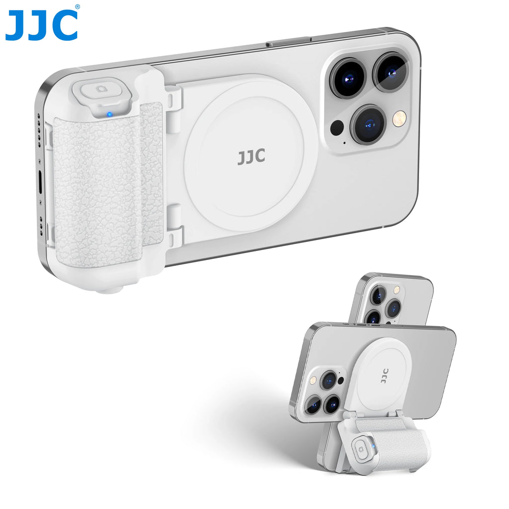 JJC Magnetic Snapgrip Phone Camera Shutter Hand Grip Smartphone Holder Wireless Shutter Remote Handle for Iphone 16 15 Samsung S