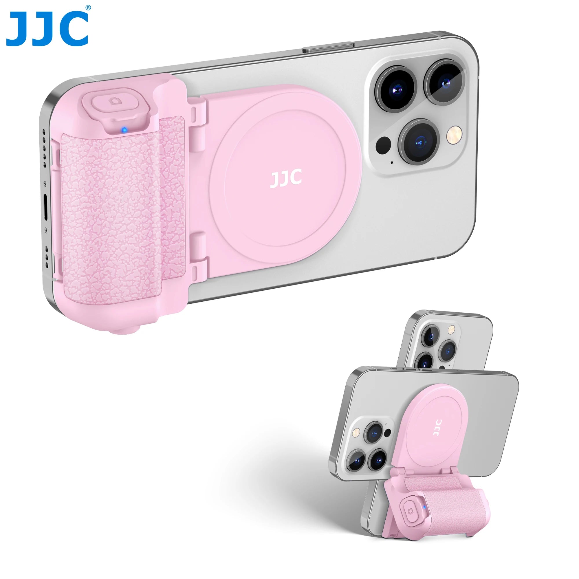 JJC Magnetic Snapgrip Phone Camera Shutter Hand Grip Smartphone Holder Wireless Shutter Remote Handle for Iphone 16 15 Samsung S